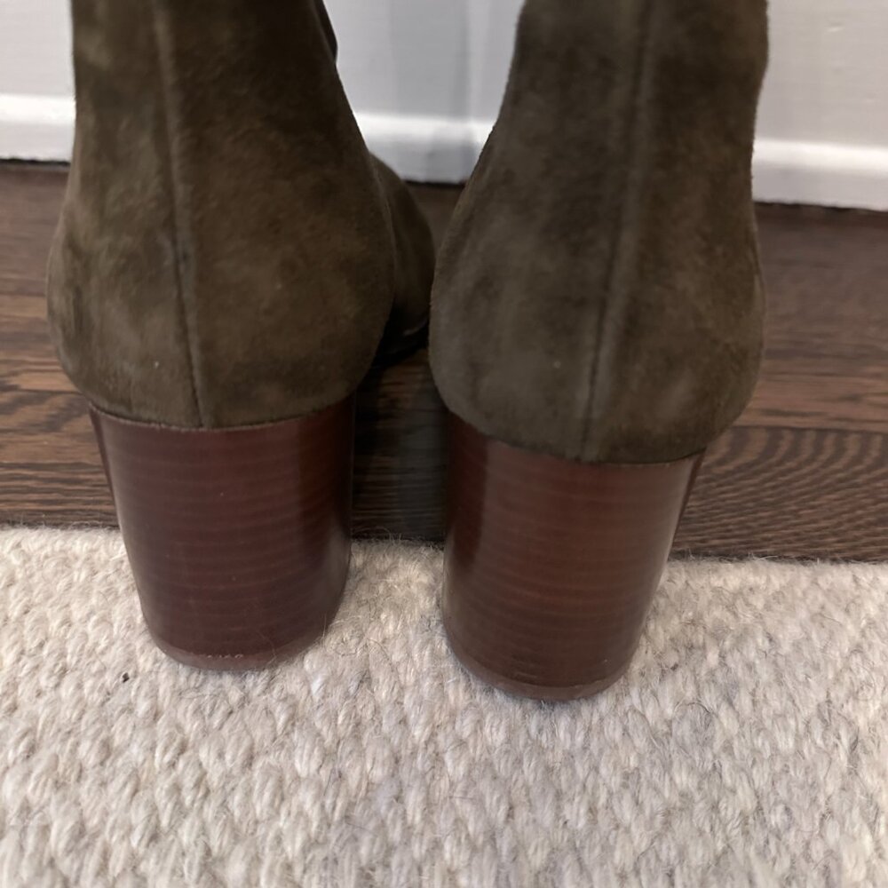Sézane Adèle boots in Khaki (dark olive), size 39 ~ pre-owned EUC! - Picture 7 of 9